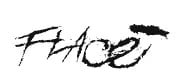 Stylized handwritten text reading Fader in black ink with loose, expressive brushstrokes